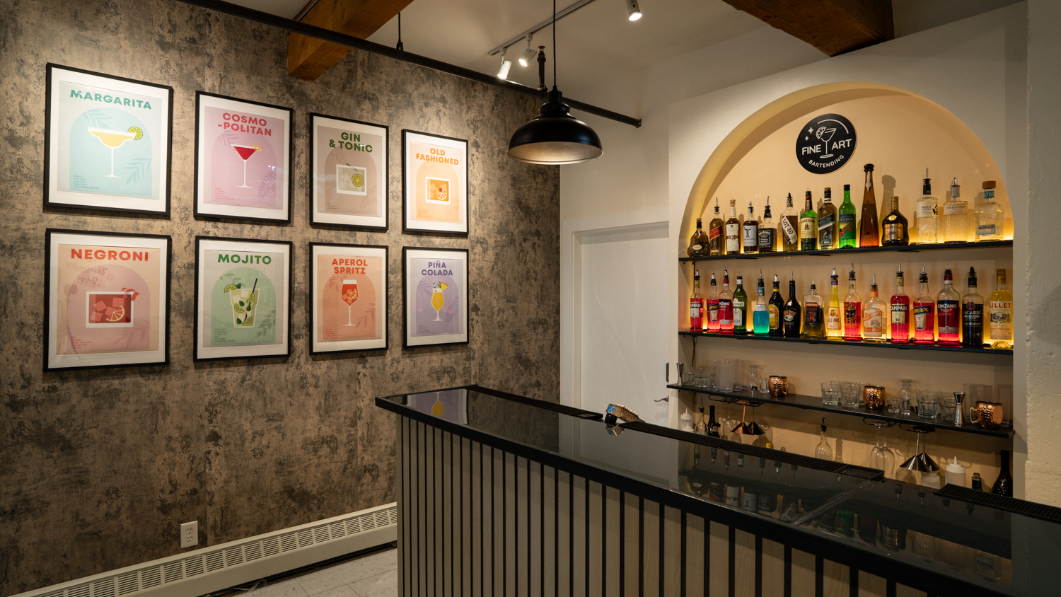 Fine Art Bartending Interior
