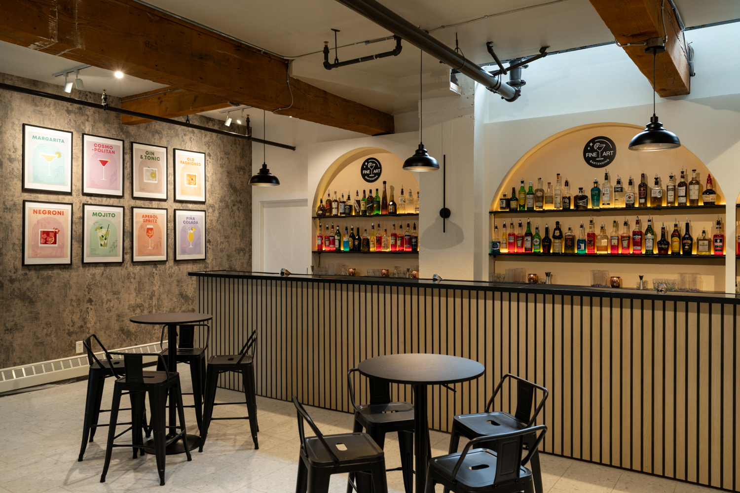 Fine Art Bartending Interior